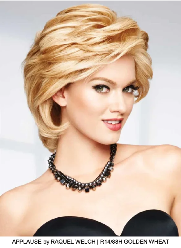 Human - hair wig with a silk - base cap for a comfortable and smooth feelApplause Human Hair Lace Front Wig (Hand-Tied)