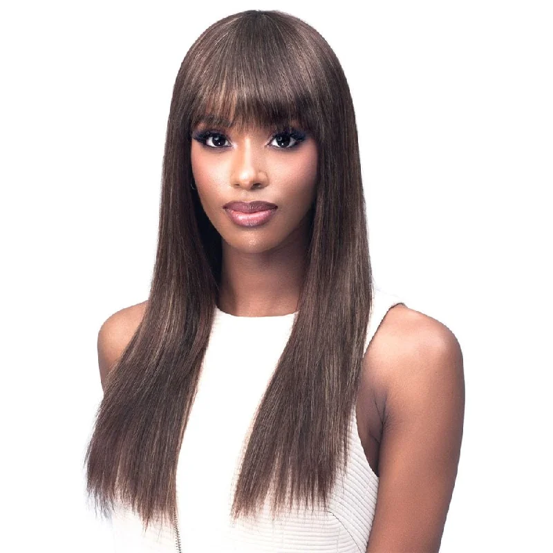 Human - hair wig with a pre - plucked hairline for a more natural lookBobbi Boss 100% Human Hair Wig - MH1342 Flower