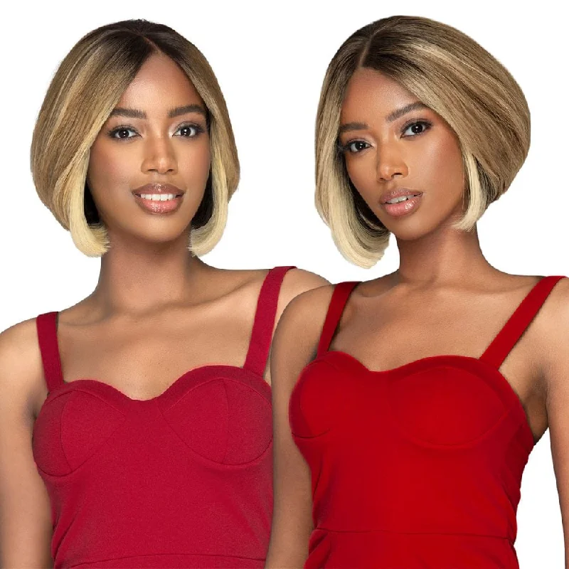 Indian - human - hair wig with a natural - looking shineBobbi Boss 13x4 Glueless Human Hair Lace Wig - MHLF524 Kaylee