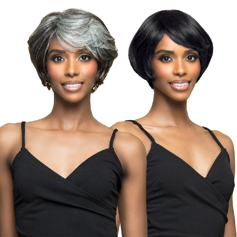 Human - hair wig with a side - part for a more flattering appearanceBobbi Boss Stunna Series Human Hair Wig - MH1507 Charice