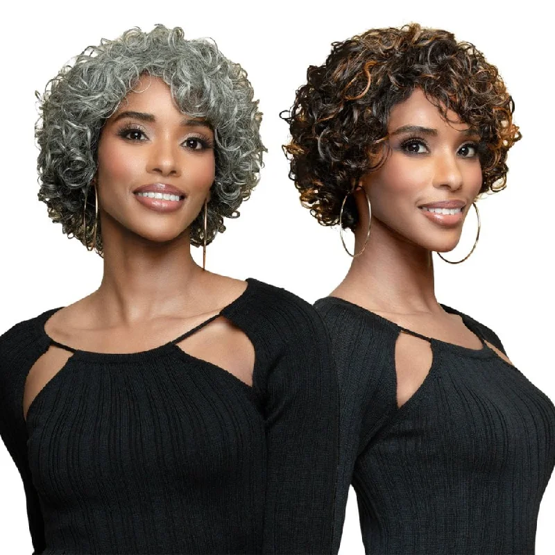 Human - hair wig with a 180 - density for a full and thick appearanceBobbi Boss Stunna Series Human Hair Wig - MH1509 Latrice