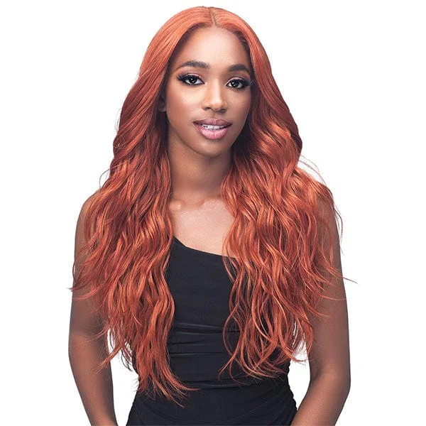 Synthetic lace wig with a heat - resistant formulaBobbi Boss Synthetic 13X4 Glueless Frontal Lace Wig - MLF263 SURI