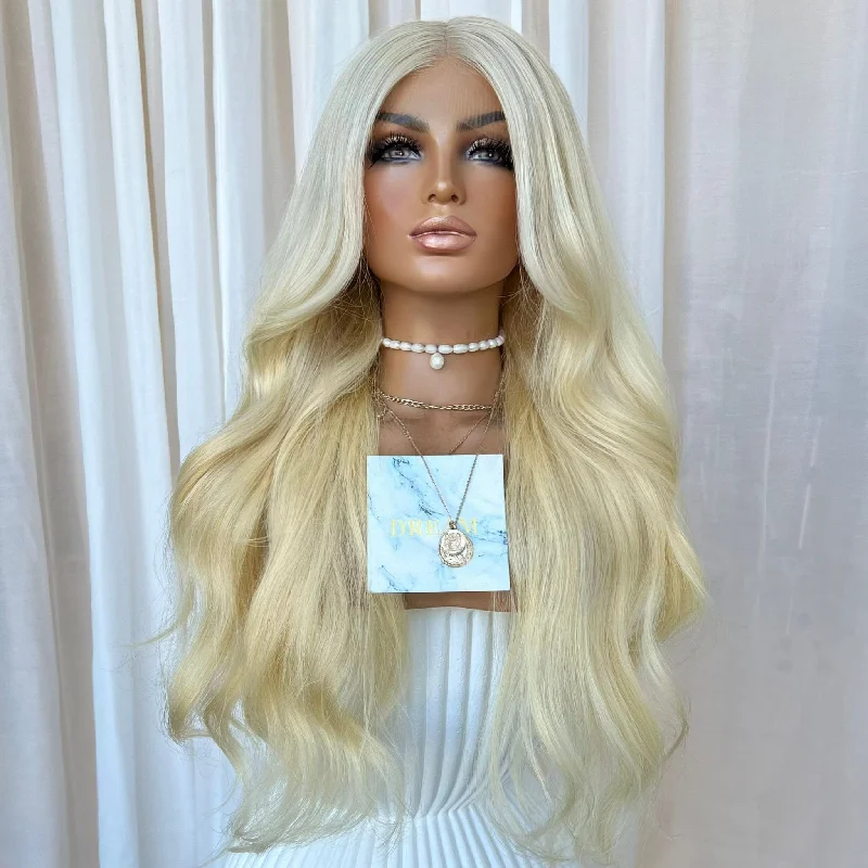 Adjustable - cap lace wig for a comfortable fitCHANEL BLONDE | HD LACE FRONT