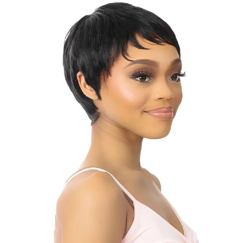 Adjustable - cap human - hair wig for a comfortable fitIt's A Wig! Nutique It's A Cap Weave Human Hair Wig - HH Alvi