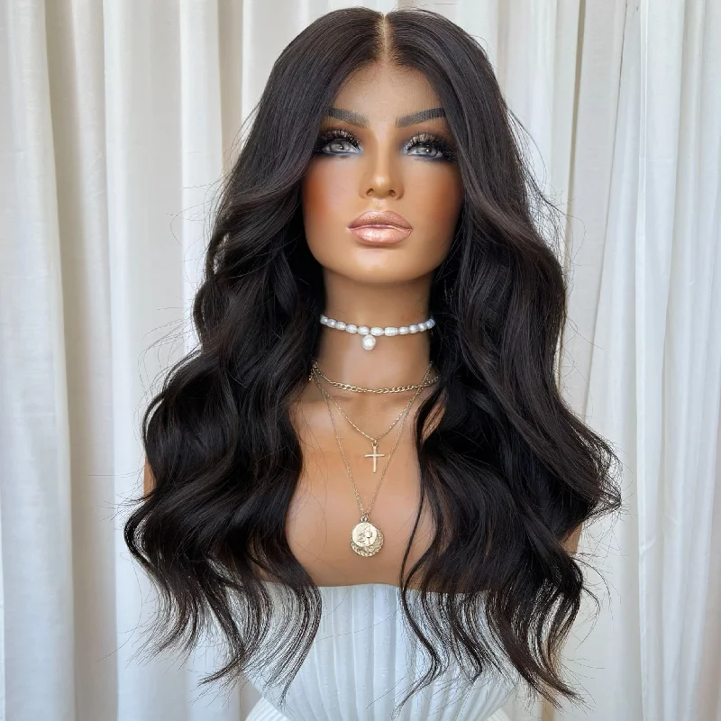 Human - hair lace wig for a luxurious and natural feelKING KYLIE | HD FULL LACE STRETCH CAP