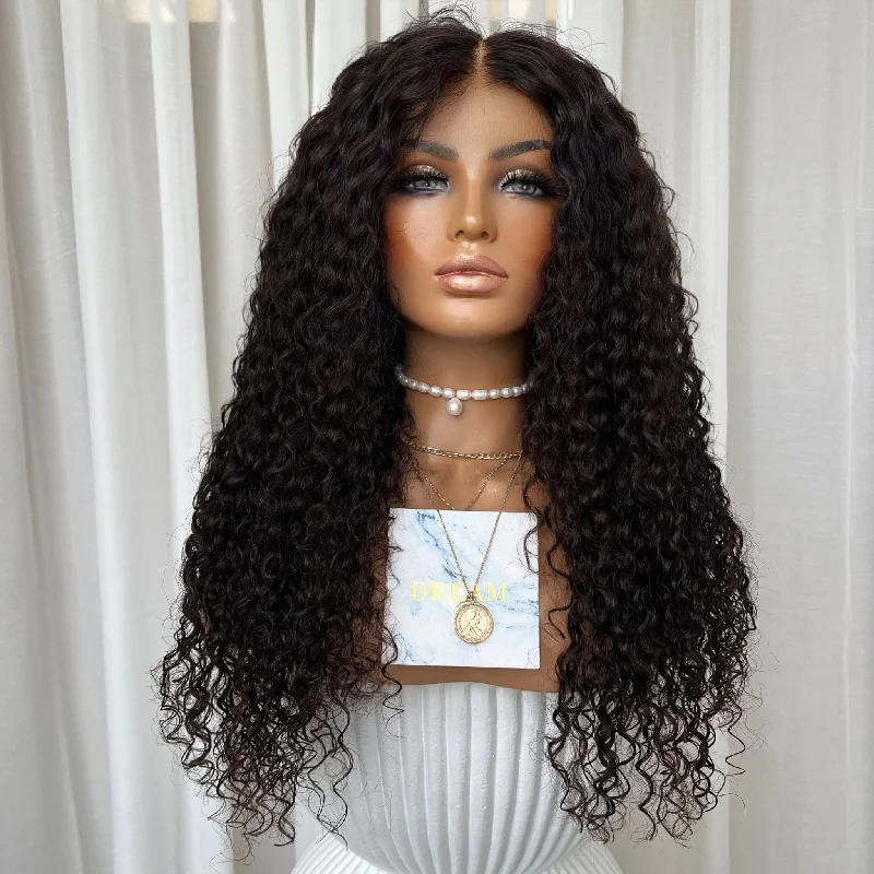 Lace wig with a straight texture for a sleek and minimalist lookMARIA CAMILLA | HD FULL LACE STRETCH CAP