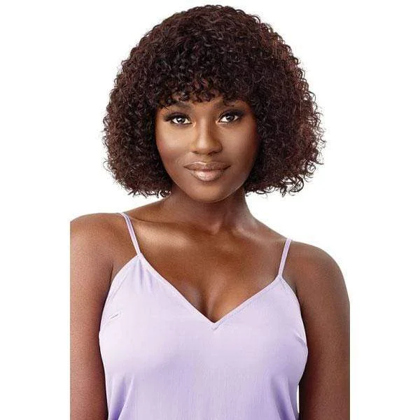 Indian - human - hair wig with a natural - looking shineOutre 100% Human Hair MyTresses Purple Label Full Wig - CAPELLA