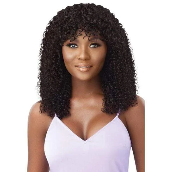 Adjustable - cap human - hair wig for a comfortable fitOutre 100% Human Hair MyTresses Purple Label Full Wig - SIMONA