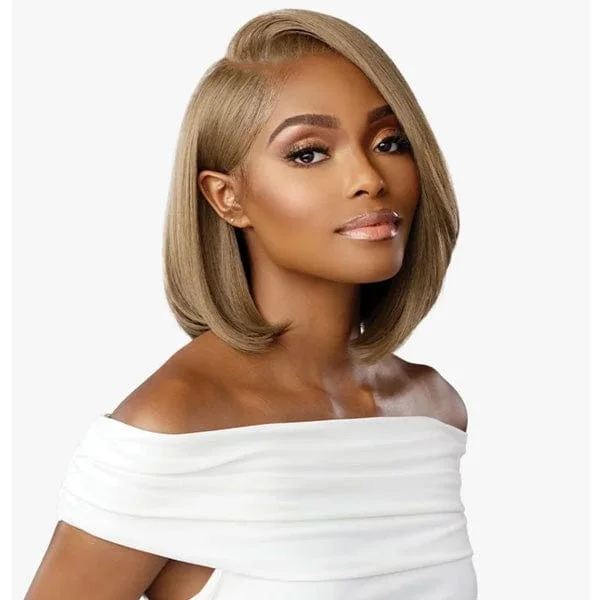 Lace wig with a curly texture for a bold and stylish choiceSensationnel Bare Lace Synthetic Extra Transparent Luxe Glueless Lace Front Wig - 13X6 UNIT 3