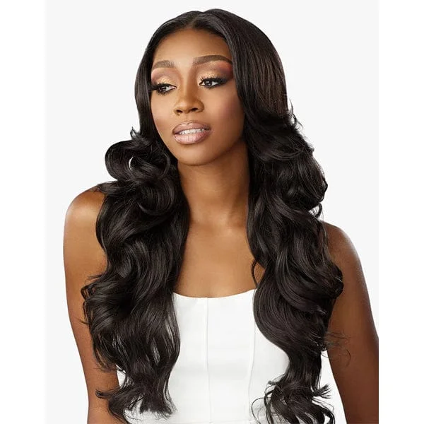 Lace wig with a natural - looking root for a more realistic lookSensationnel Barelace Synthetic Luxe Glueless Lace Front Wig - Y-PART BILANY