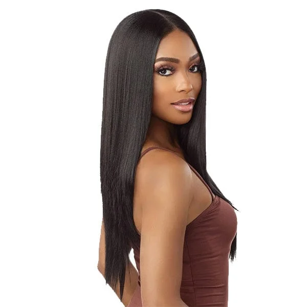 Human - hair lace wig for a luxurious and natural feelSensationnel Cloud9 What Lace Human Hair Blend 13x6 Frontal Lace Wig - MARIELLA 26″