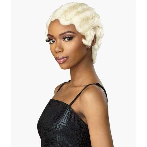 Brazilian - human - hair wig with a full and voluminous lookSensationnel Empire 100% Human Hair Wig - JADA