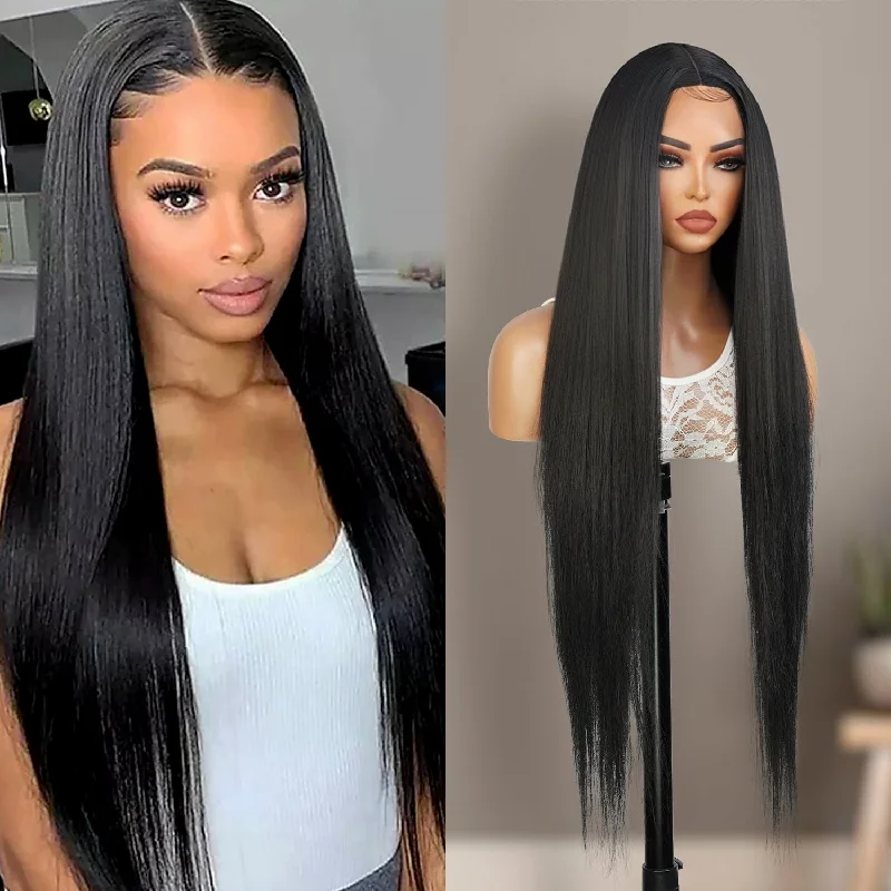 Lace wig with a wispy fringe for a soft and feminine lookStudio Cut By Pros Deep Part Lace Wig DPL002