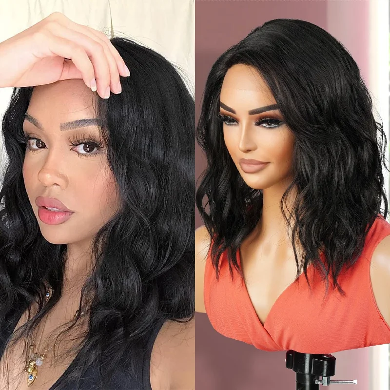 Full - lace wig with a natural - looking hairline for a seamless appearanceStudio Cut By Pros Deep Part Lace Wig DPL012