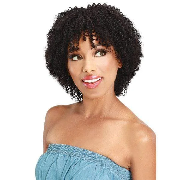 Human - hair wig with a middle - part for a classic and elegant styleZury Sis Naturali Star 100% Human Hair Wig - HR NAT 4A OBI