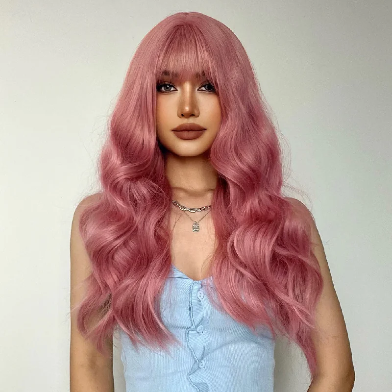 Colored wig with a silk - base cap for a comfortable and smooth feel2 Shades 20 Inches Natural Body Wave Synthetic Wig - Bridget