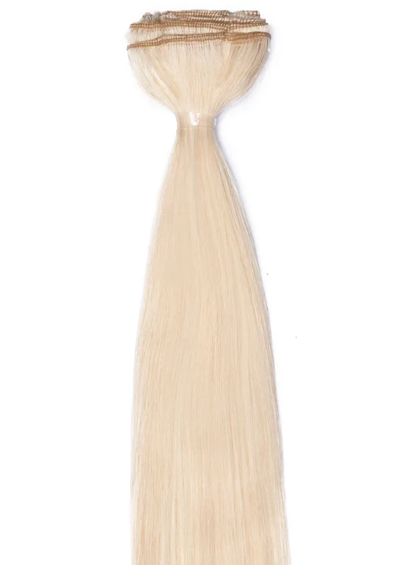 Child - friendly braided wigs with a soft and gentle feel20 Inch Weave/ Weft Hair Extensions #60 Light Blonde