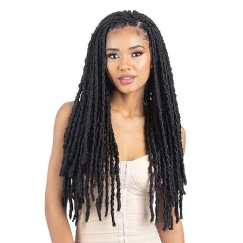 Box braided wigs with jumbo size for a bold look3x Poppin' Loc 22" FreeTress Synthetic Hair Crochet Braids by Shake-N-Go