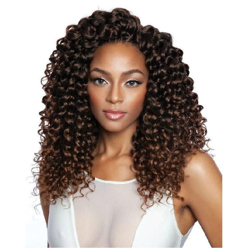 Blonde braided wigs for a trendy and sun - kissed appearanceMane Concept AFRI NAPTURAL Faux Remi CB 3X SASSY CURL Braid 14" CB3P11