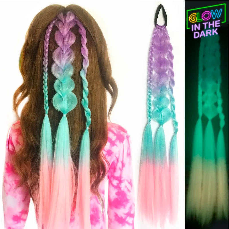 Micro braided wigs for a delicate and intricate styleBraided Moon Glow Tail