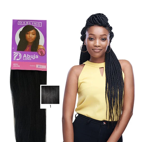 Box braided wigs with jumbo size for a bold lookDarling Abuja Long Braiding Hair