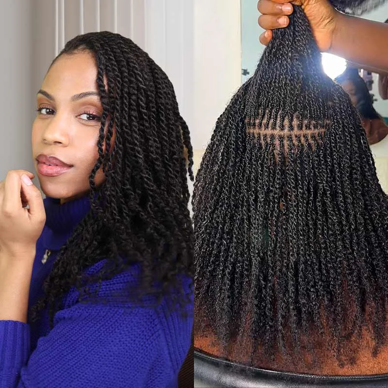 Long - length braided wigs for a glamorous and voluminous styleDarling Afro Twist Bulk Braid