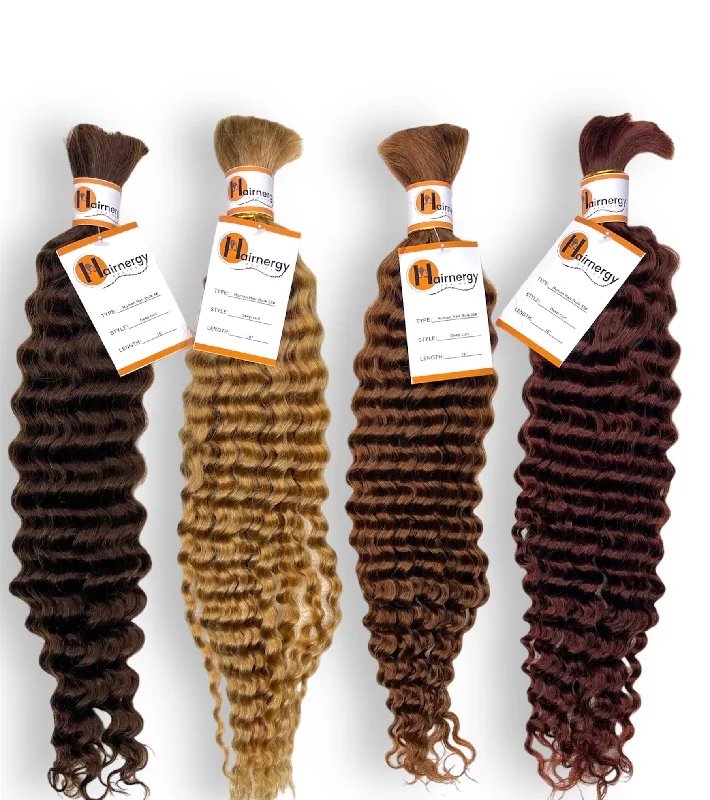 Box braided wigs with jumbo size for a bold lookDeep Curl Bulk Hair Extensions for Braiding 100% Human Hair 100g