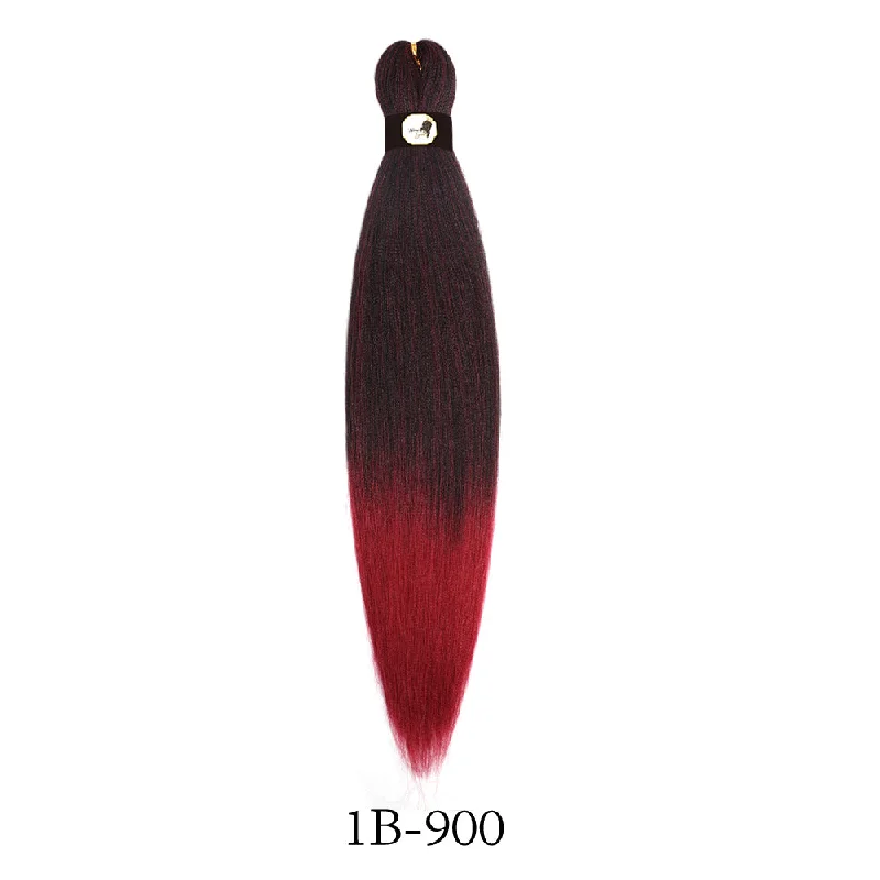 Child - friendly braided wigs with a soft and gentle feelHairnergy Braids Pre-Stretched 56'' Braiding Hair Extensions Ombre (color 1/900)