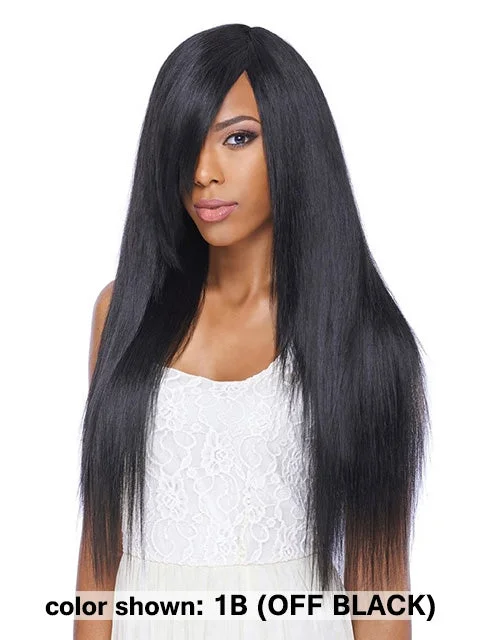 Braided wigs with a pre - plucked hairline for a natural lookHarlem 125 Kima Master YAKI STRAIGHT Weave 5pc MYX04