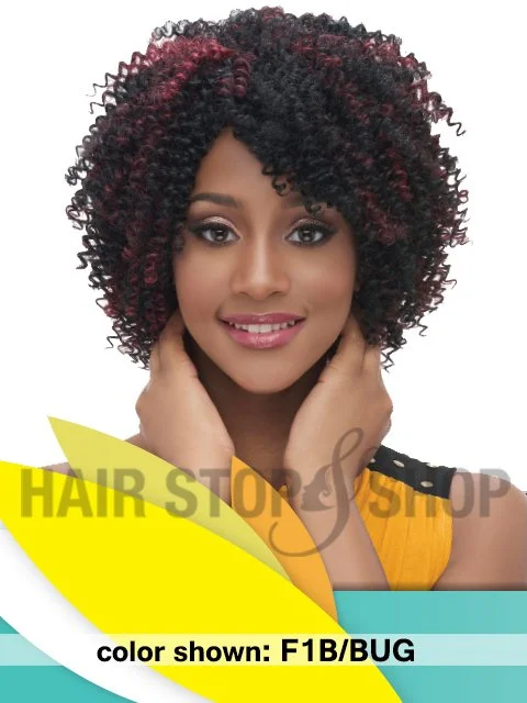 Bob - length braided wigs for a short and sassy lookHarlem 125 Kima Treasure Gogo BOHEMIAN CURL Weave 6pc (GO6BO)