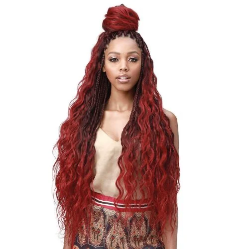 Heat - resistant braided wigs for styling flexibilityKing Braid Tips Body Wave 28" HB010 Braiding Hair by Bobbi Boss