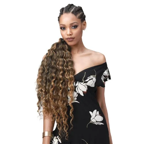 Adjustable - cap braided wigs for a comfortable fitKing Braid Tips Ocean Wave 28" HB011 Braiding Hair by Bobbi Boss