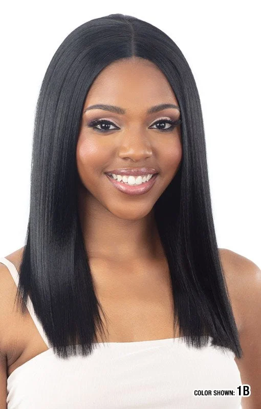 Adjustable - cap braided wigs for a comfortable fitModel Model Gardenia Straight Human Hair Weave