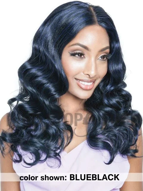 Braided wigs with a water - wave texture for a unique lookMane Concept Brown Sugar Uni LOOSE WAVE Weave 20 BSUW02