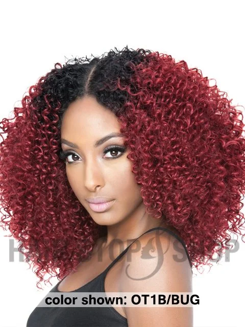 Braided wigs for a formal event with a sophisticated designMane Concept Enchantress Berry Curl Weave - 3B CURLY WURLY 6pc (EBB3P)