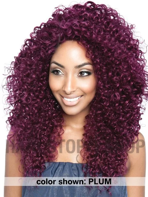 Box braided wigs with jumbo size for a bold lookMane Concept Enchantress Brazilian Ombre Wave - BEACH CURL WAVE 3pc 14/16/18 BCW5S