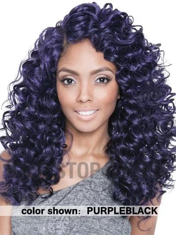 Braided wigs with a natural - looking scalp for a more realistic finishMane Concept Enchantress Brazilian Ombre Weave - PARIS 3pc PWW5S