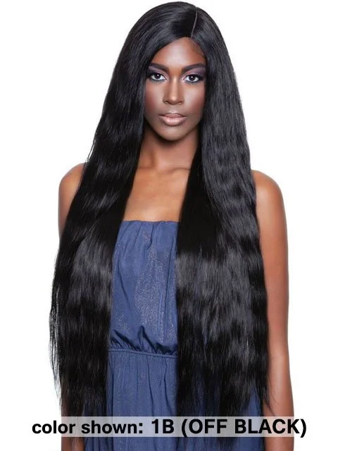 Braided wigs with a 180 - density for a full and thick appearanceMane Concept Mega Brazilian Multi Pack MEGA NEW WAVE Weave 3pc with Closure MBNW4L