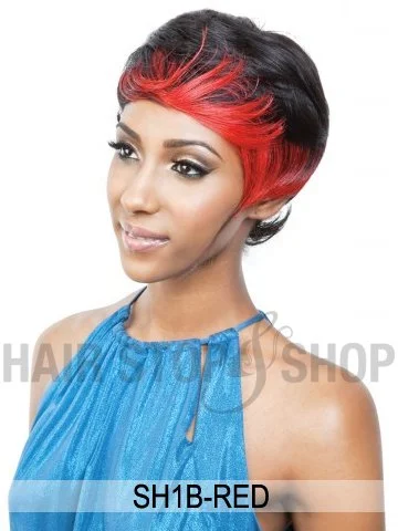 Bohemian - style braided wigs with added beads and accessoriesMane Concept Red Carpet Brazilian Remi 28Pcs Weave