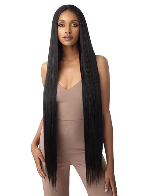 Braided wigs with a natural - looking scalp for a more realistic finishOutre Premium Purple Pack Brazilian Bundle NATURAL STRAIGHT Weave