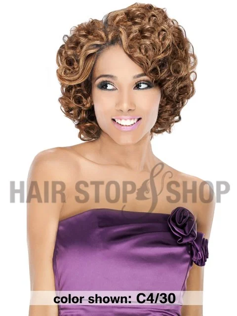 Kinky braided wigs with a tight curl pattern for authenticityOutre Premium Purple Pack ROMANCE CURL Weave 3pc