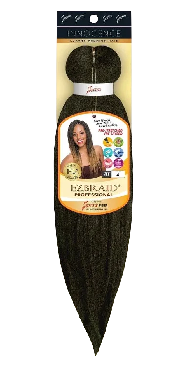 Braided wigs with a pre - plucked hairline for a natural lookEZ Braid Spectra Pre-Stretched Braiding Hair - 20"