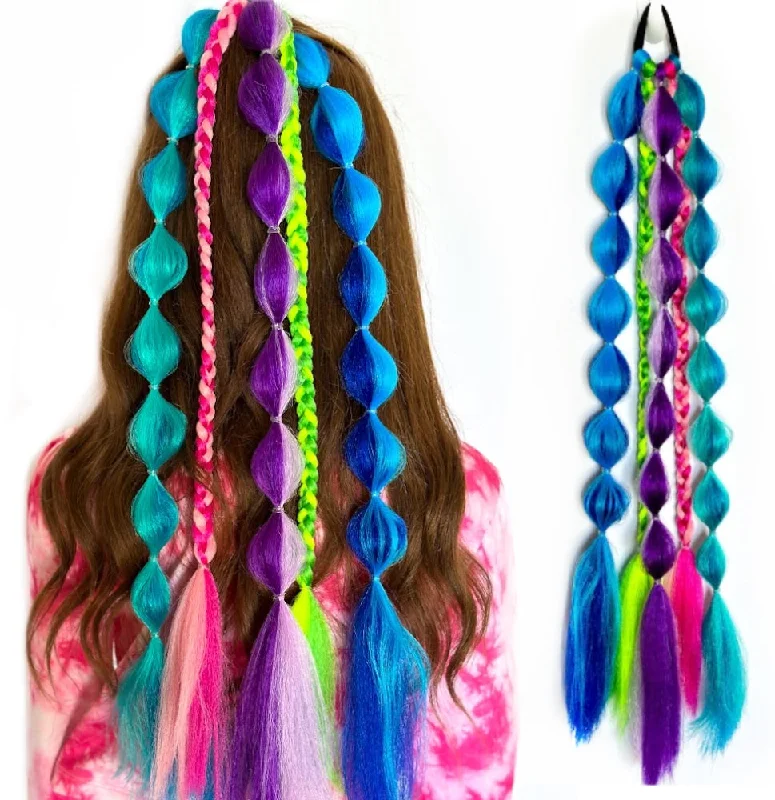 Bohemian - style braided wigs with added beads and accessoriesTrolls Single Boho Braid