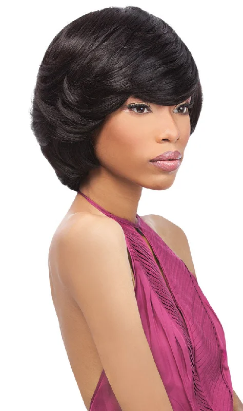 Box braided wigs with jumbo size for a bold lookOutre Velvet Remi Tara 4-6-8 100% Human Hair