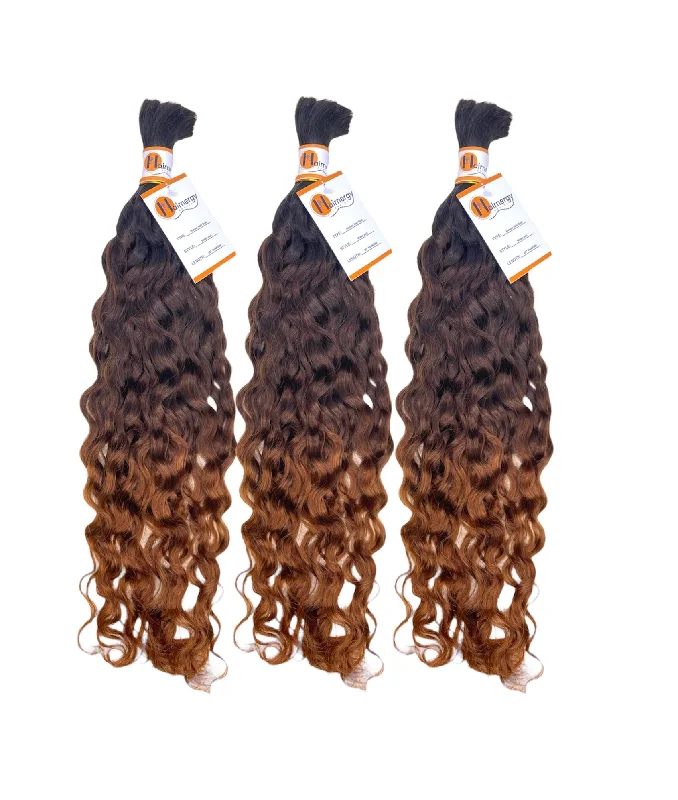 Bob - length braided wigs for a short and sassy lookWater Curl Bulk Hair Extensions for Braiding 100% Human Hair 100g