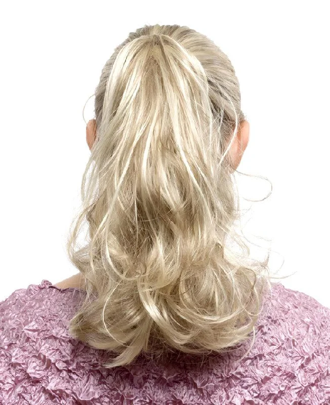 Extension ponytails with a secure elastic base for all - day comfort813 Pony Wave by WigPro: Synthetic Hair Piece