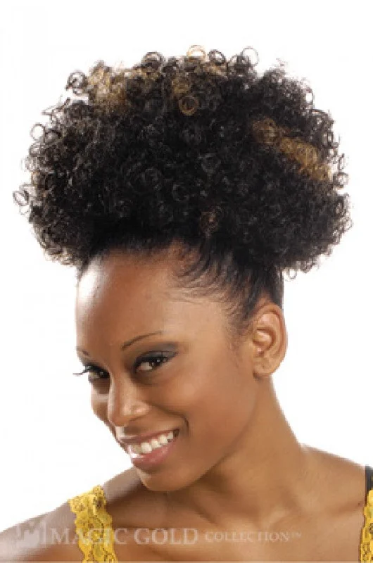 High - volume ponytails for a bold and glamorous appearanceAfro (Large) Ponytail- WNT