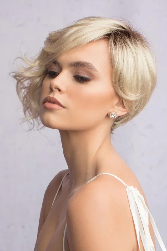 Short wig with a curly texture for a playful and youthful vibeVee <br>Synthetic Lace Front with Lace Part Wig