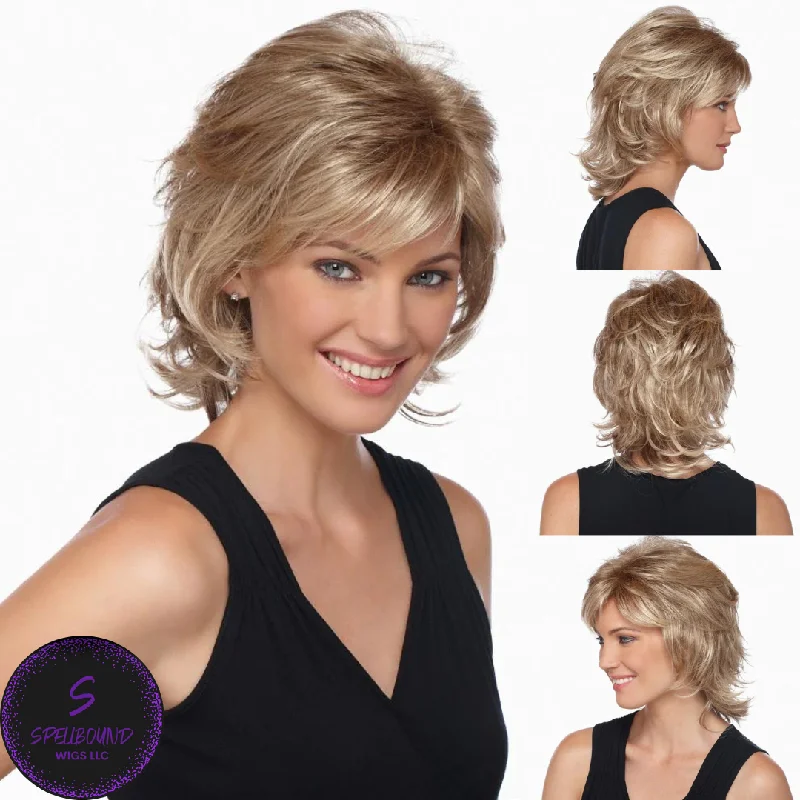 Short wig with a pre - plucked hairline for a more natural lookAngela - Classique Collection by Estetica Designs