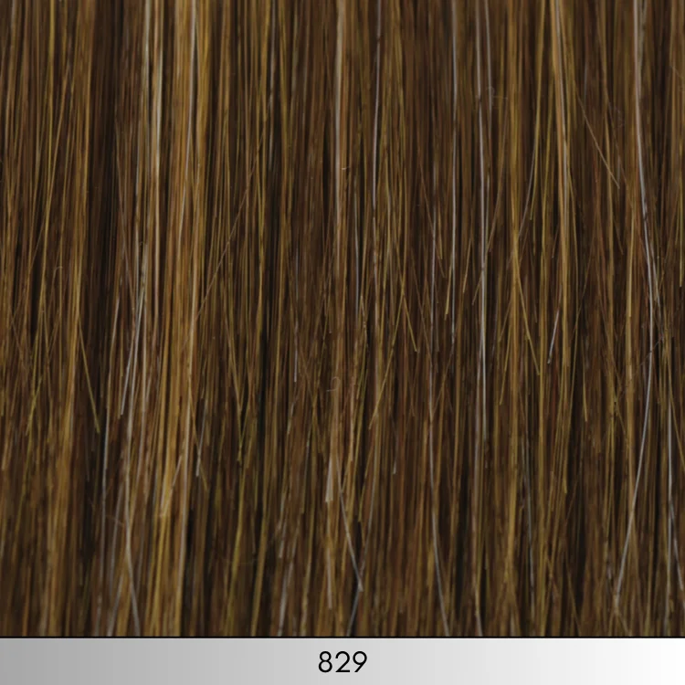 829 - Medium Brown with Red highlights